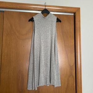 Acemi Knit High Neck Swing Dress